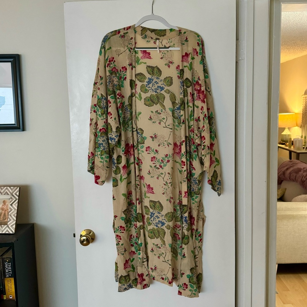 Free People Beaded Kimono